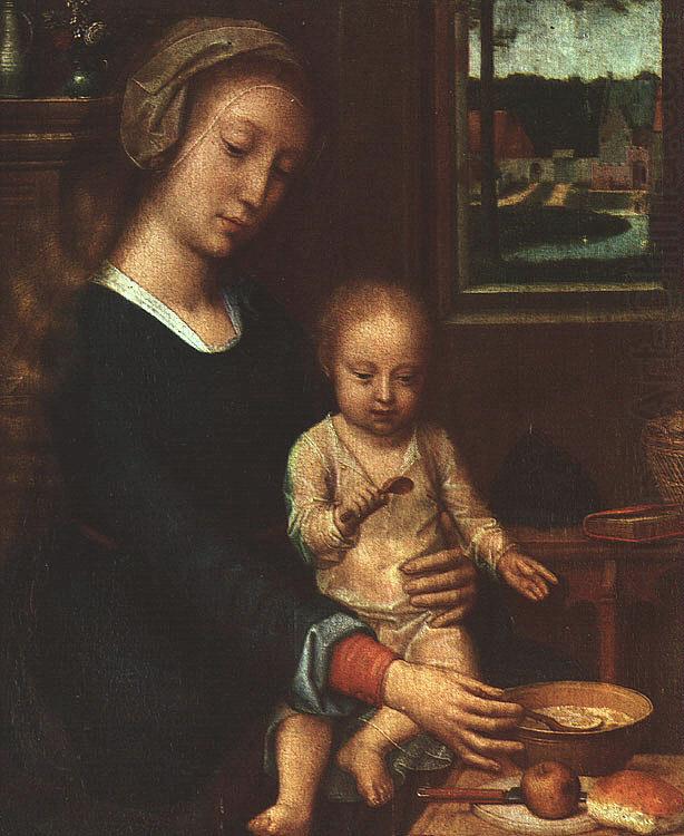 Gerard David The Madonna of the Milk Soup china oil painting image